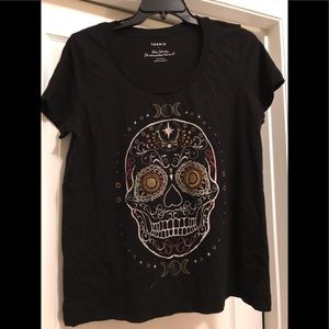 Sugar Skull print top